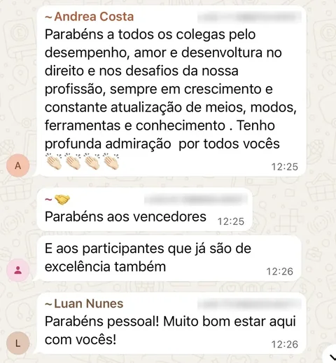 Depoimento de Andrea e Luan