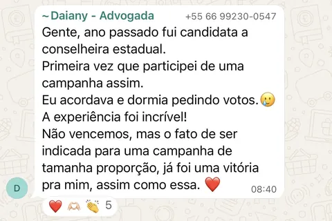 Depoimento de Daiany
