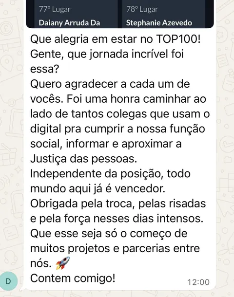 Depoimento de Daiany Arruda