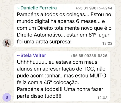 Depoimento de Danielle e Stela