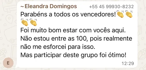 Depoimento de Eleandra Domingos
