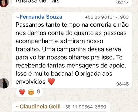 Depoimento de Fernanda Souza