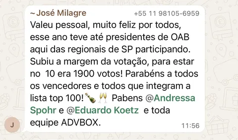 Depoimento de José Milagre