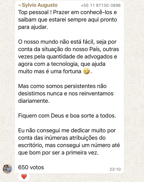 Depoimento de Sylvio Augusto